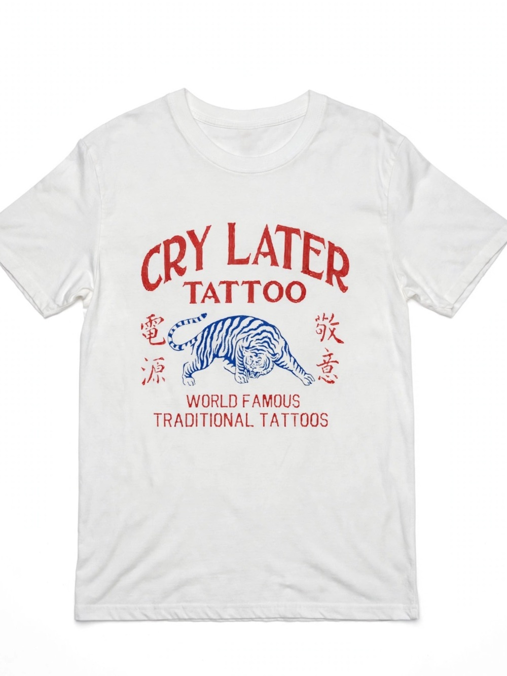 Cry Later Tattoo unworn cotton tee